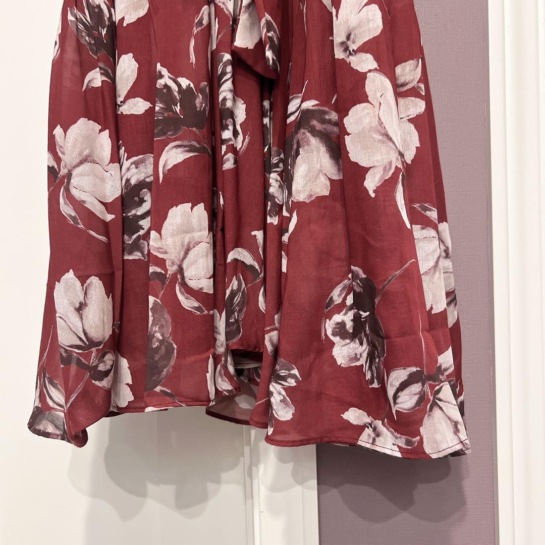 ワンピース Herlipto Anemone Cache-Coeur Long Dress