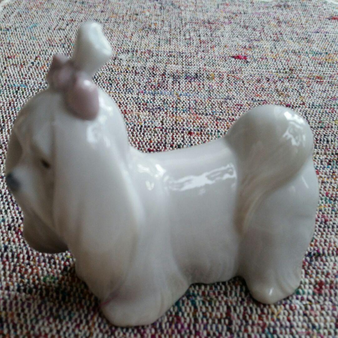 リアドロ陶器置物マルチーズ