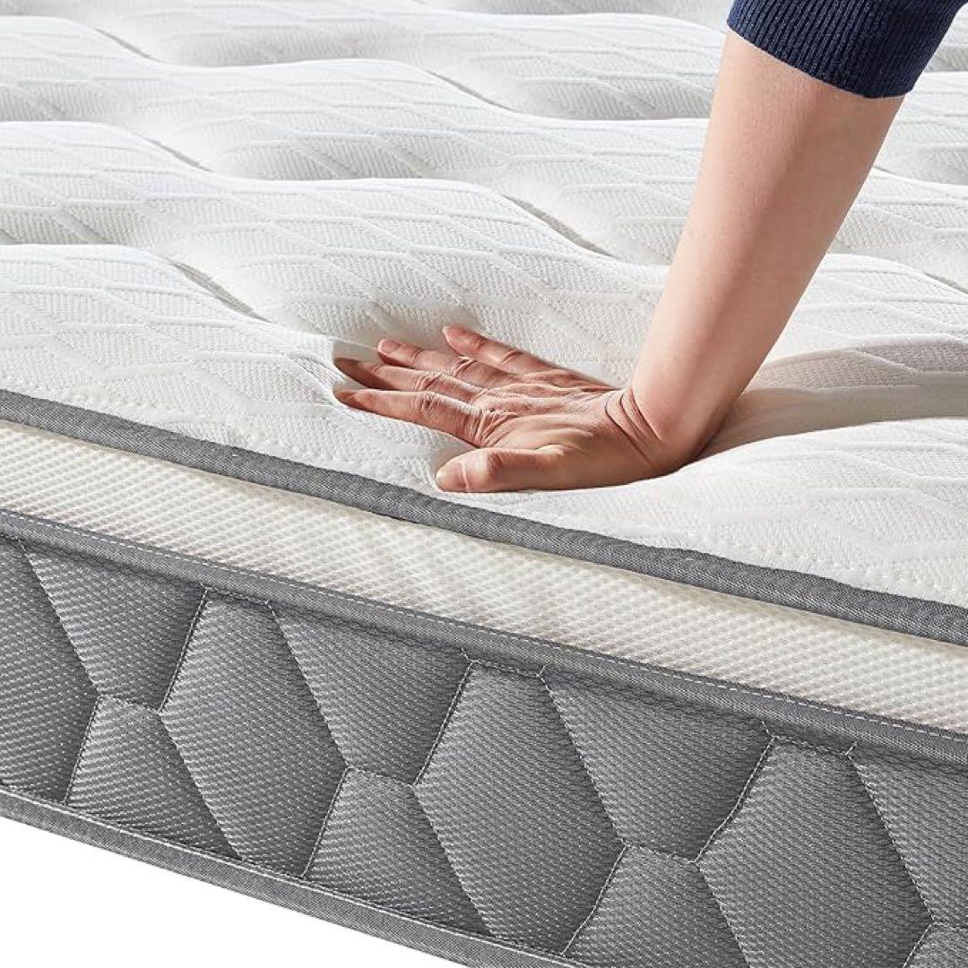 新品◆マットレス ダブル 高反発 極厚26cm 寝姿記憶 吸湿脱臭 温度調整