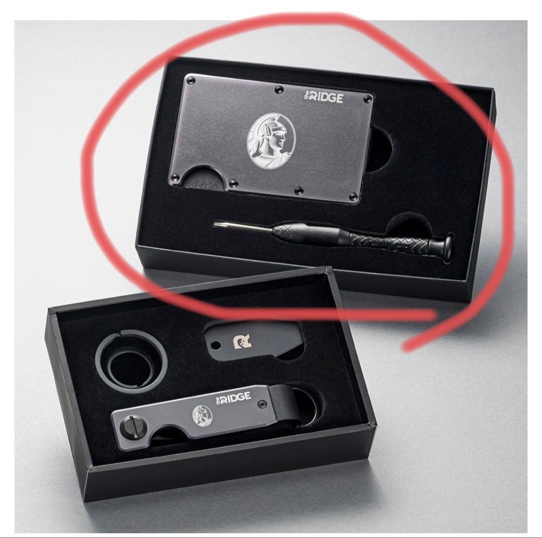 【限定非売品】the RIDGE／AMEX限定マネークリップ