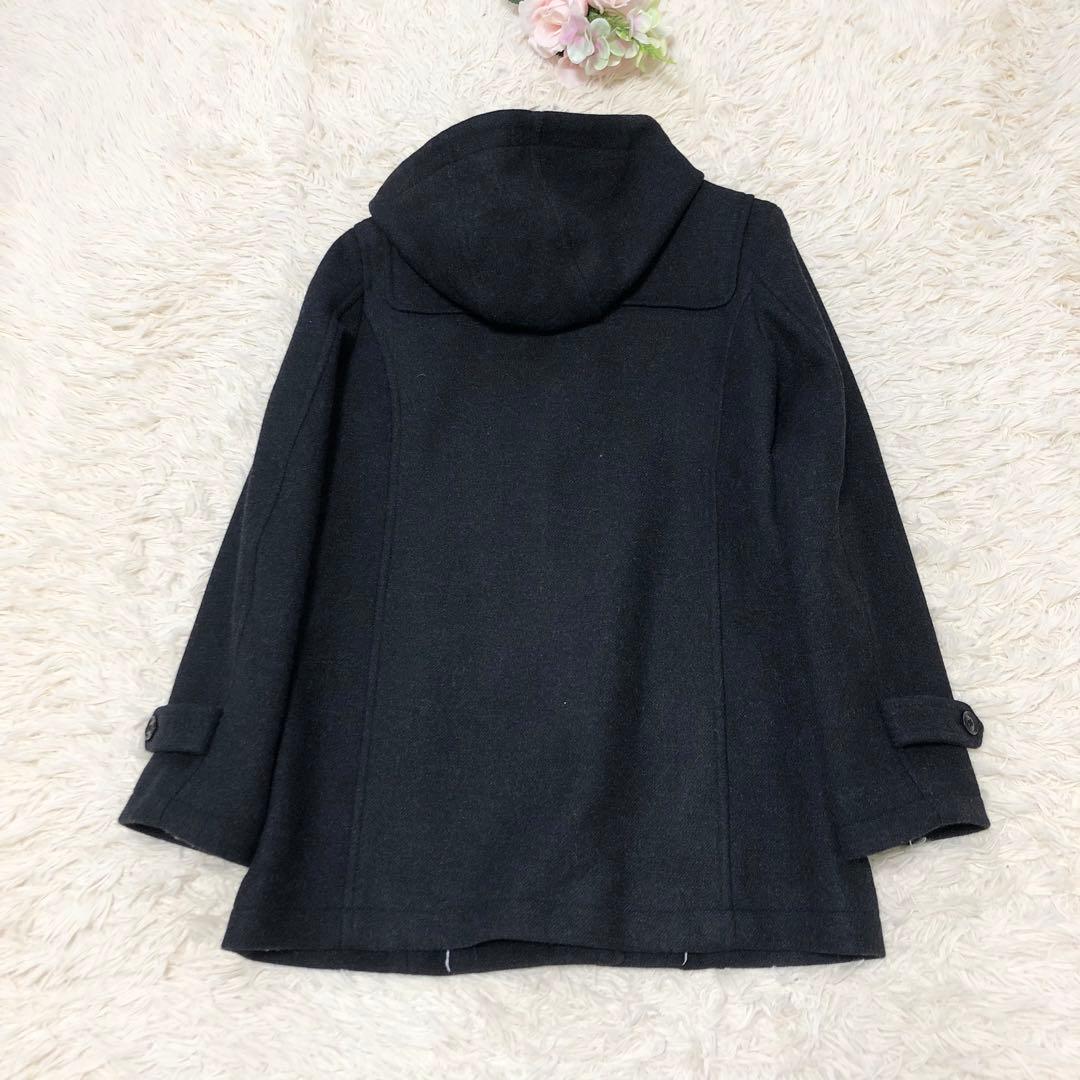 美品✨イーストボーイ　Venus アンゴラ混ダッフルコート フード　9