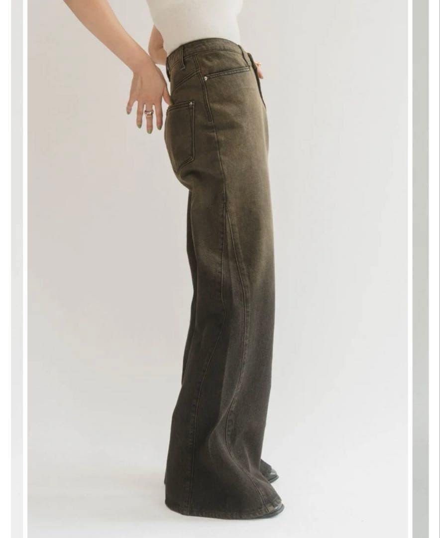 パンツ Knuth Marf denim baggy pants