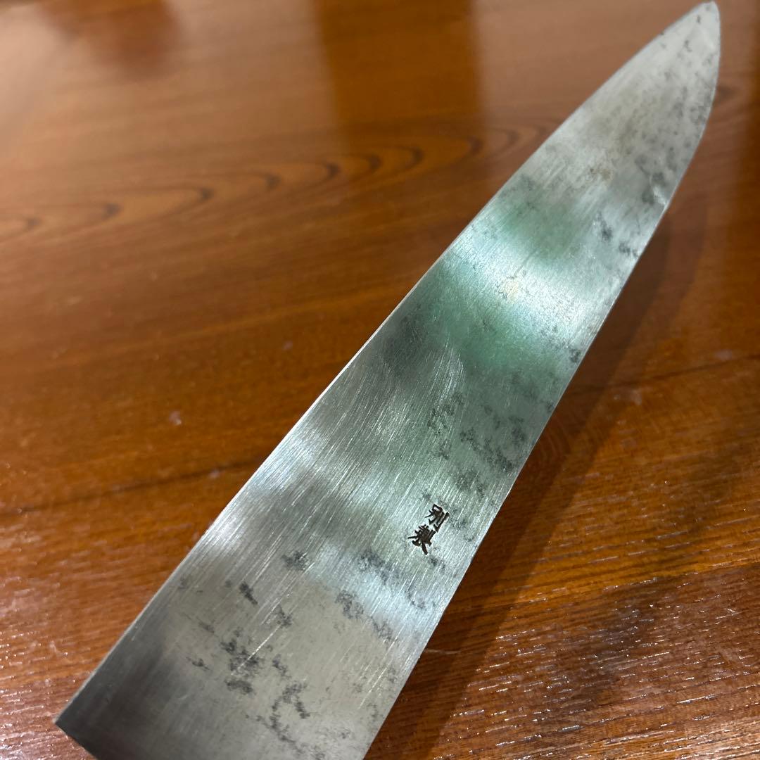 牛刀包丁 菊一文字 全長39,5cm刃27cm重約235g厚約2mm ★送料無料