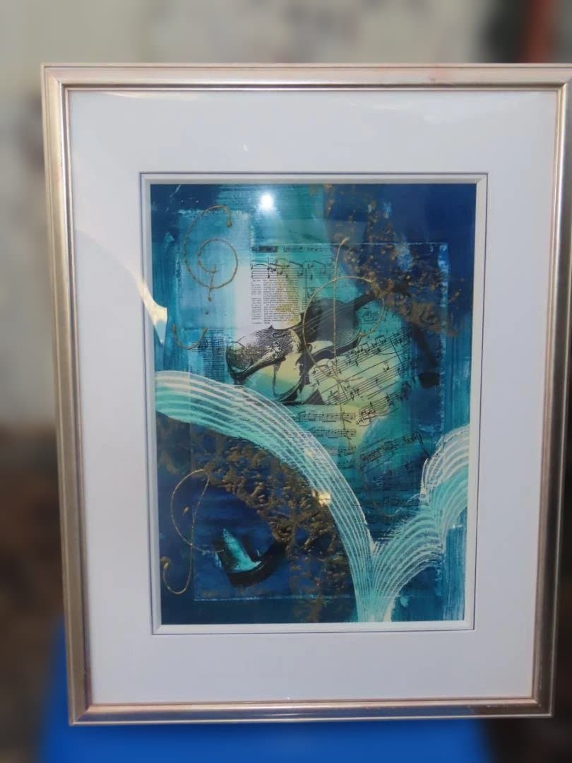 真作保障 アナベル・ヒューイット「ソナタⅢ」ミクストメディア