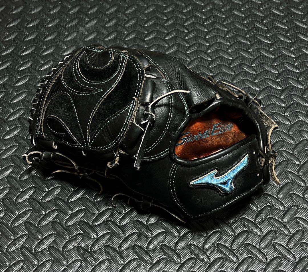 ミズノ プレミアムモデル ダイバーシティブルー 硬式 投手用 グローブ 左投げ用