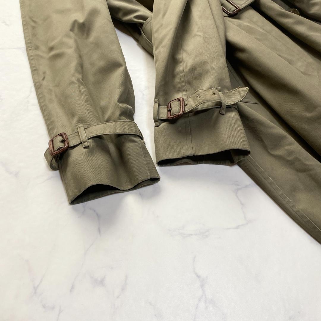 バーバリーズトレンチコート 175 シングル ライナー付き カーキベージュ