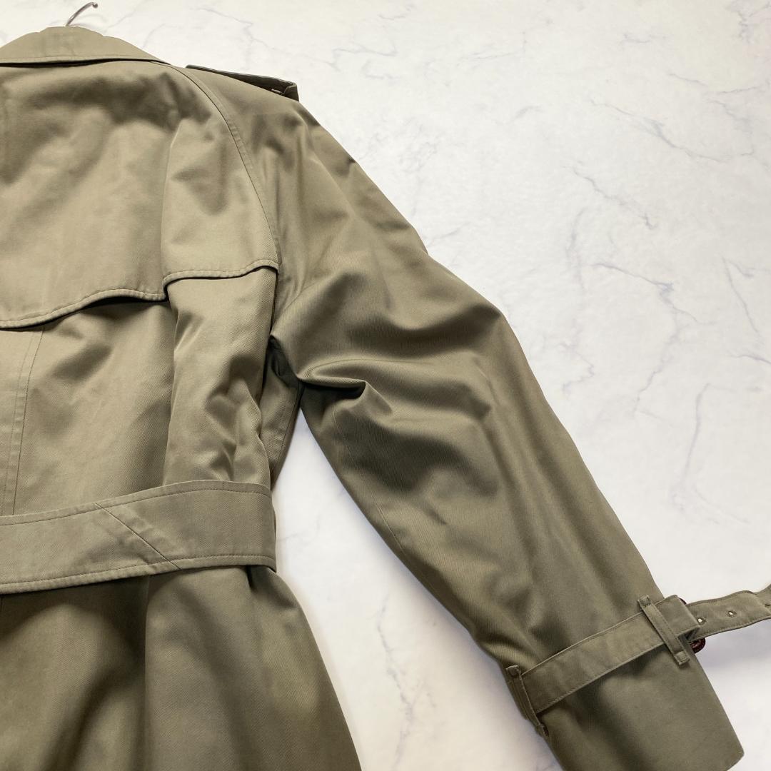 バーバリーズトレンチコート 175 シングル ライナー付き カーキベージュ