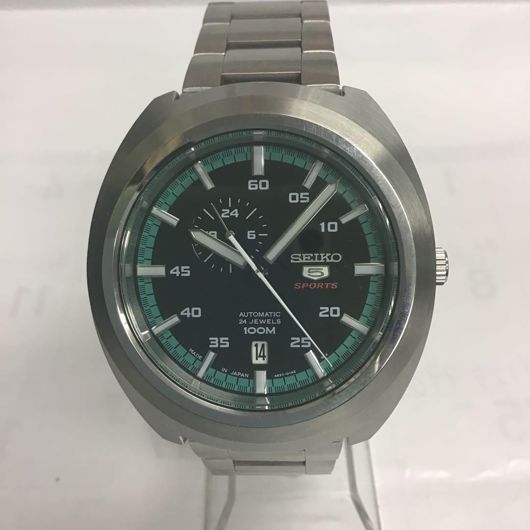 ❣️美品❣️SEIKOセイコー　自動巻/手巻 5スポーツ時計 シースルーバック24石