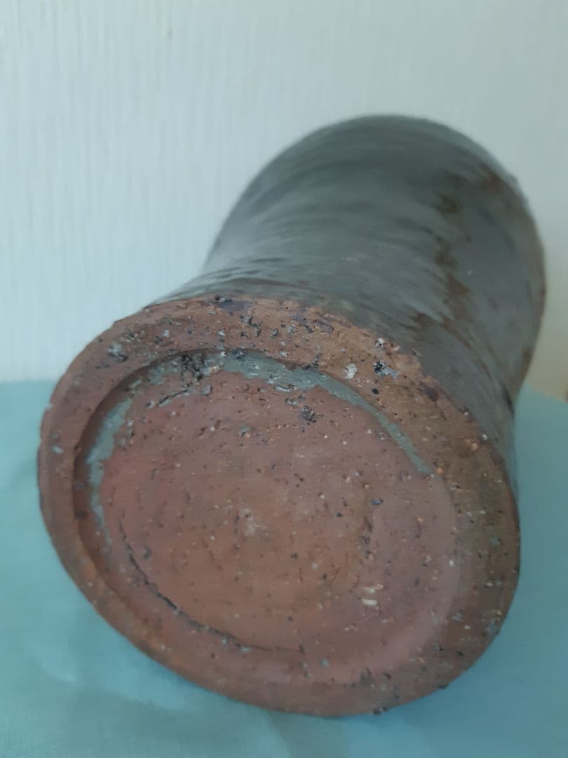 梅瓶 黒高麗 人参葉文 陶器 壺 朝鮮