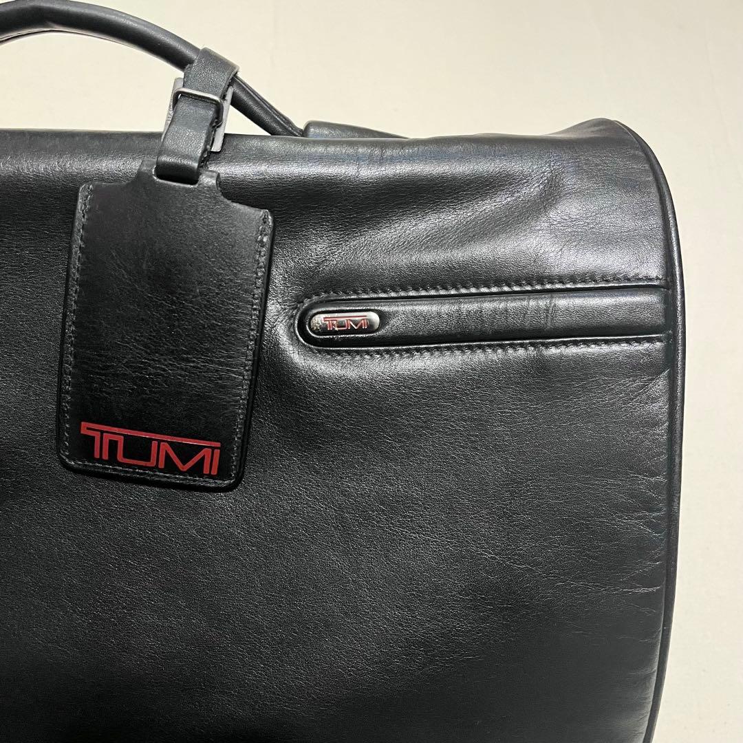 【美品★超レア★96193D4】TUMI レザー 2WAY メッセンジャーバック