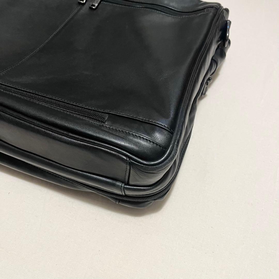 【美品★超レア★96193D4】TUMI レザー 2WAY メッセンジャーバック