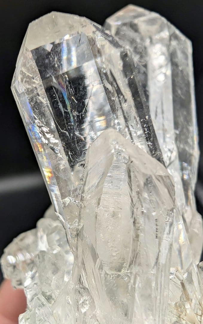 ルチル入り　マニハール産　水晶　クラスター　B