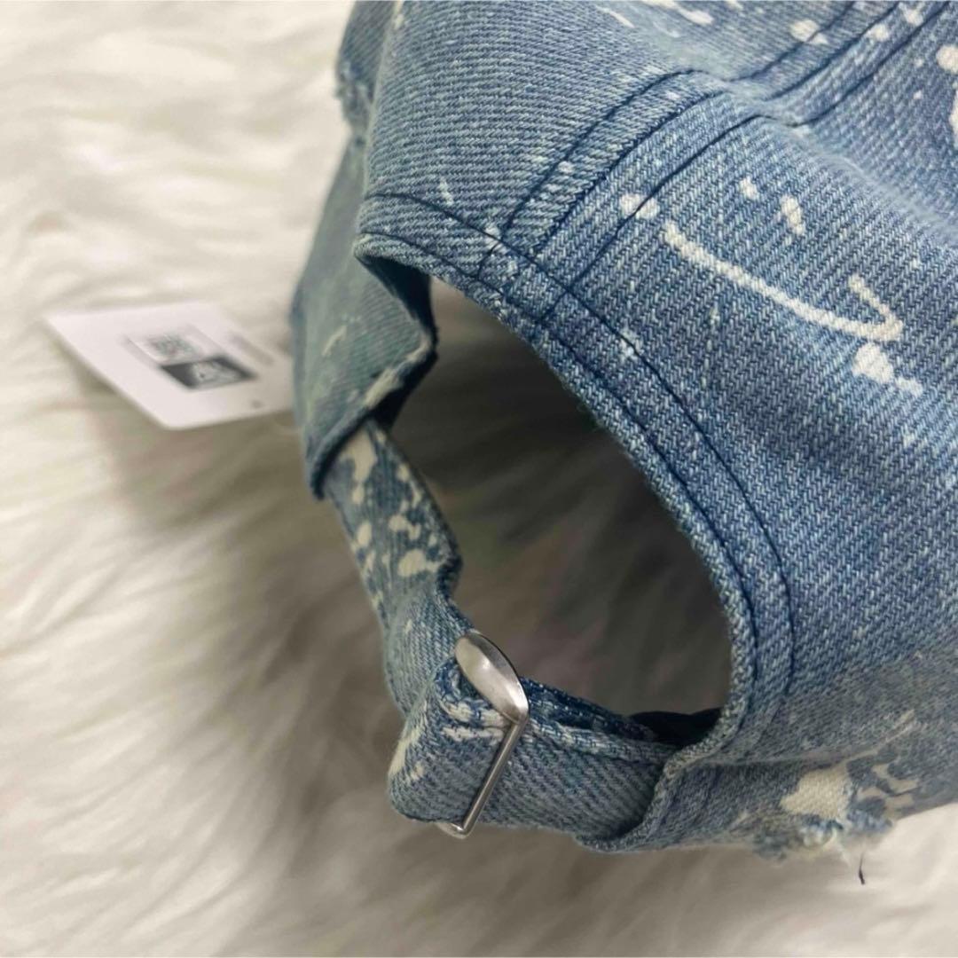 新品 NEWERA NY ニューエラ ダメージ デニム キャップ スナップバック