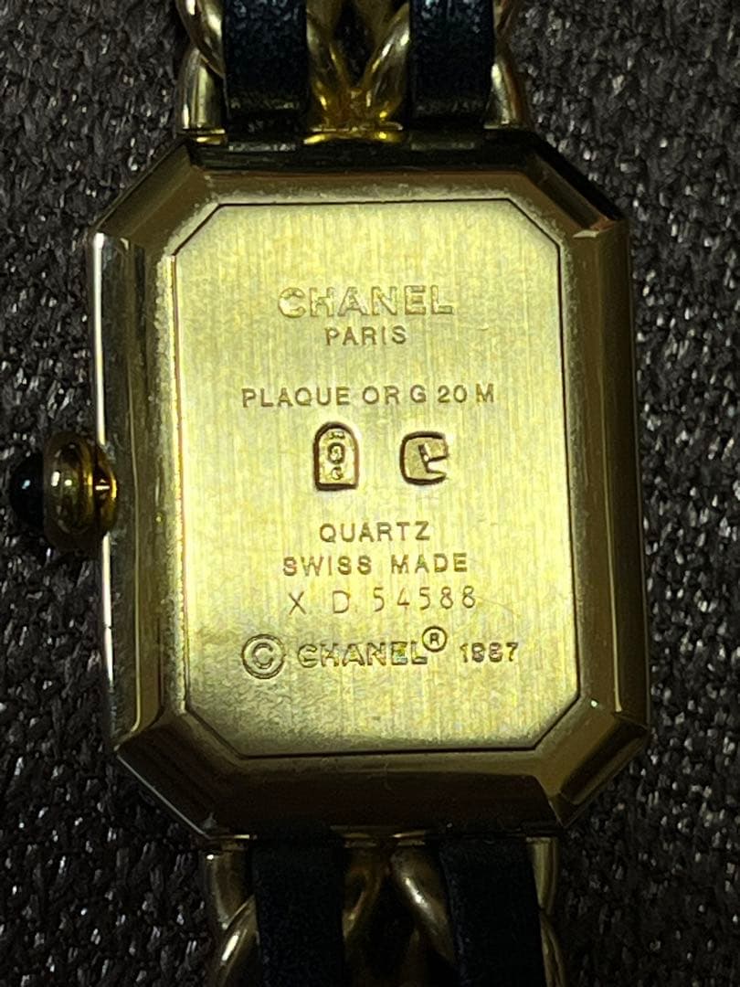 【cさん専用】CHANEL シャネル プルミエールM 腕時計 ゴールド/ブラック