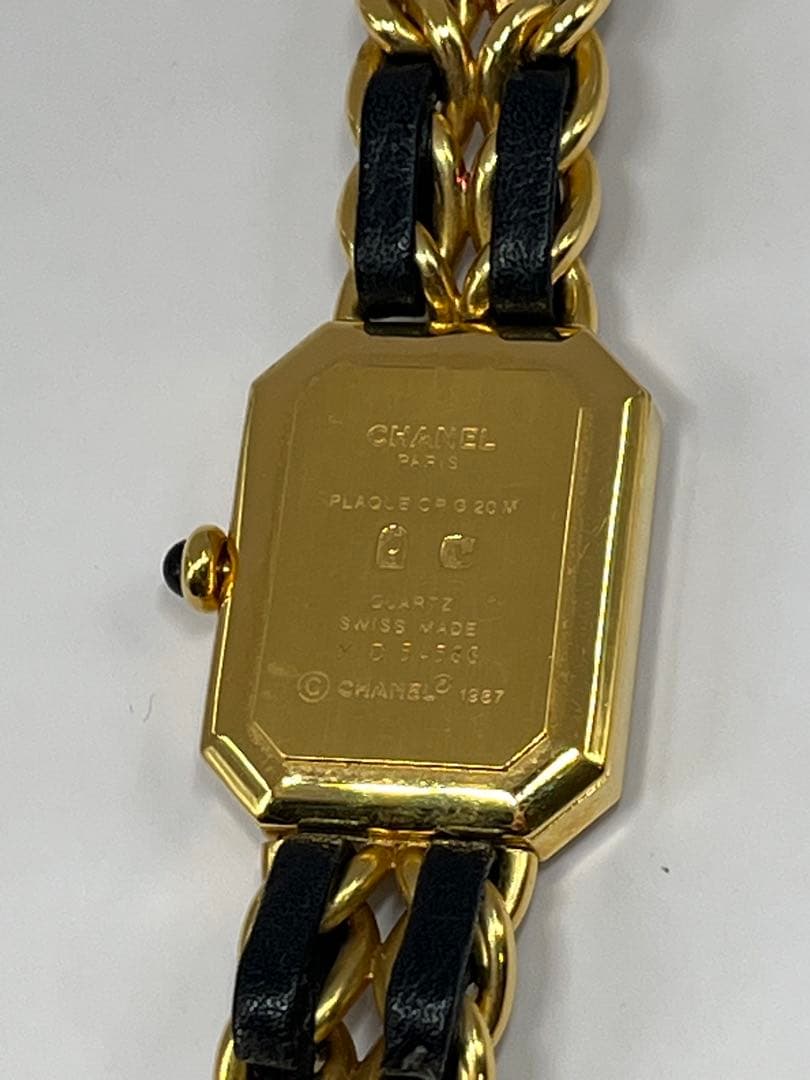 【cさん専用】CHANEL シャネル プルミエールM 腕時計 ゴールド/ブラック