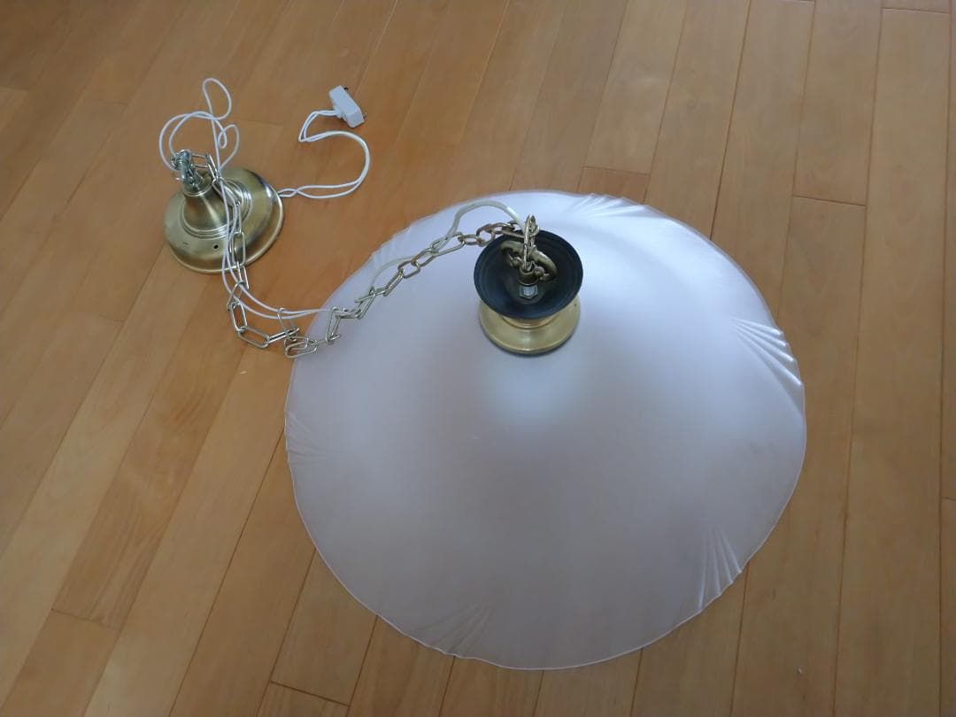 希少品 コイズミ ペンダントライト 天井照明 大きなガラスシェード