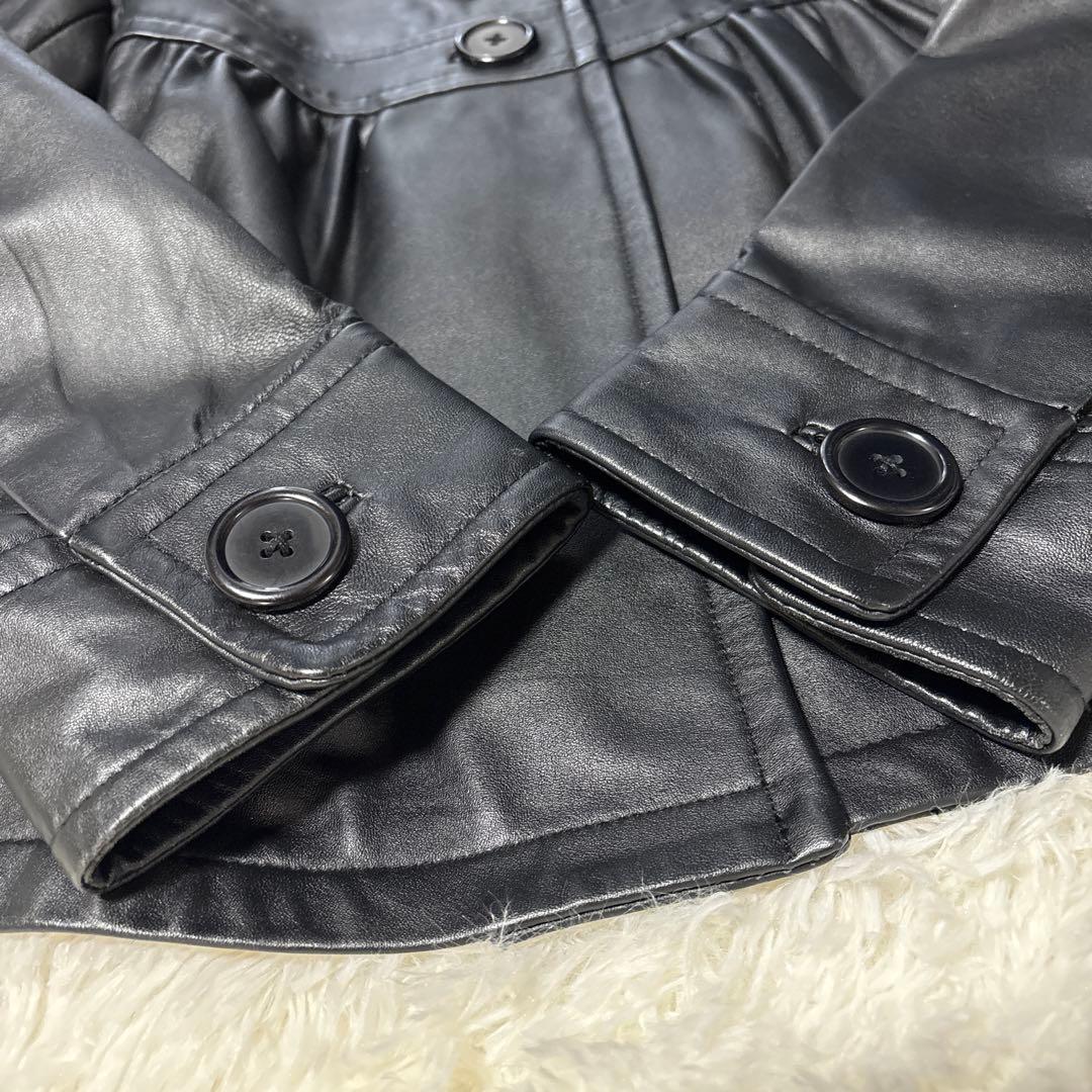 極美品✨アルファベッツ レザージャケット　F レディース　牛革100% 上質