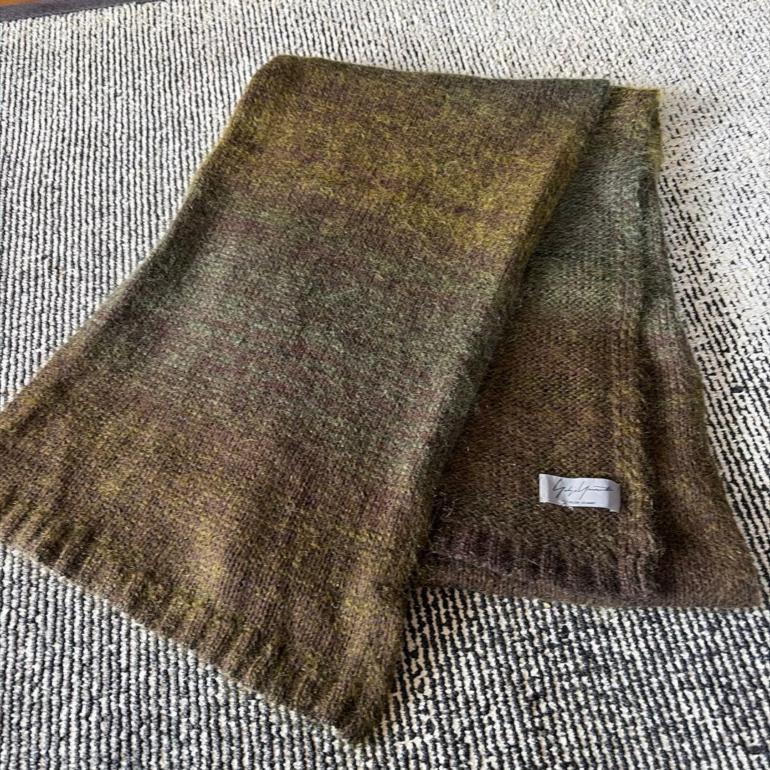 Yohji Yamamoto POUR HOMMEのニットマフラー