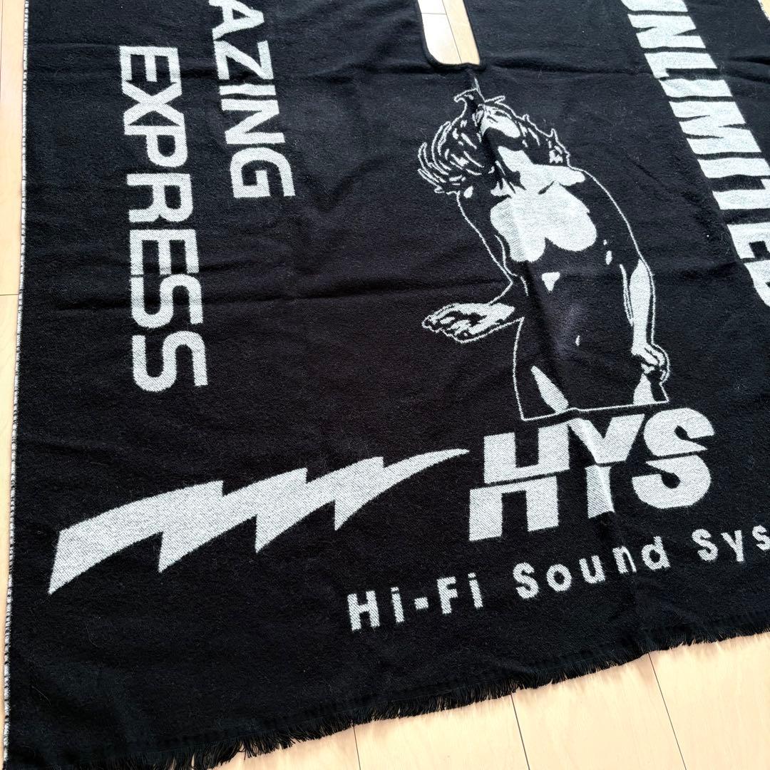 ヒステリックグラマー　ポンチョ　ストール　黒　HYSTERIC GLAMOUR