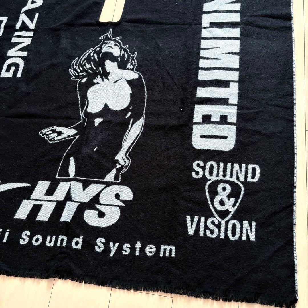 ヒステリックグラマー　ポンチョ　ストール　黒　HYSTERIC GLAMOUR