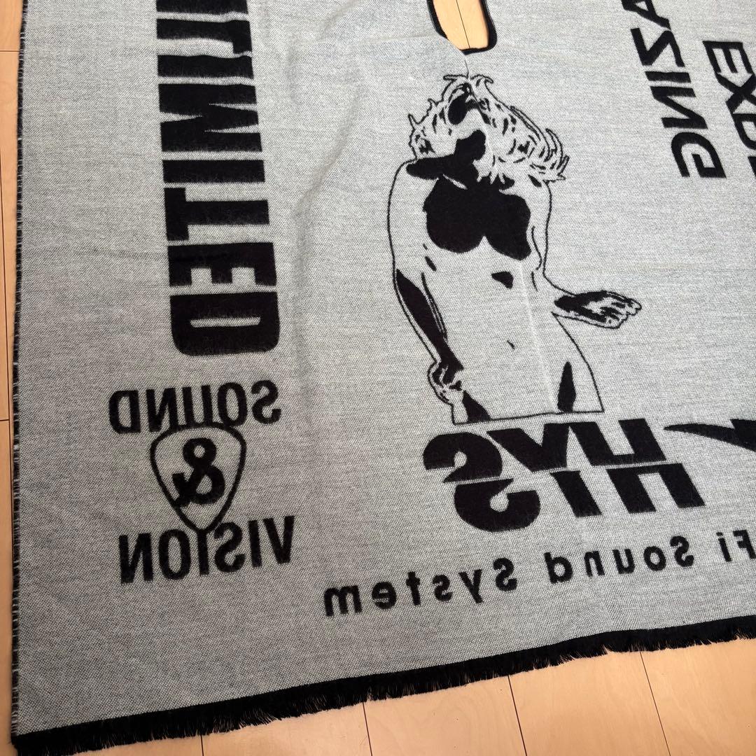 ヒステリックグラマー　ポンチョ　ストール　黒　HYSTERIC GLAMOUR
