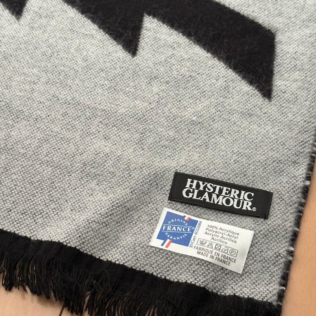 ヒステリックグラマー　ポンチョ　ストール　黒　HYSTERIC GLAMOUR