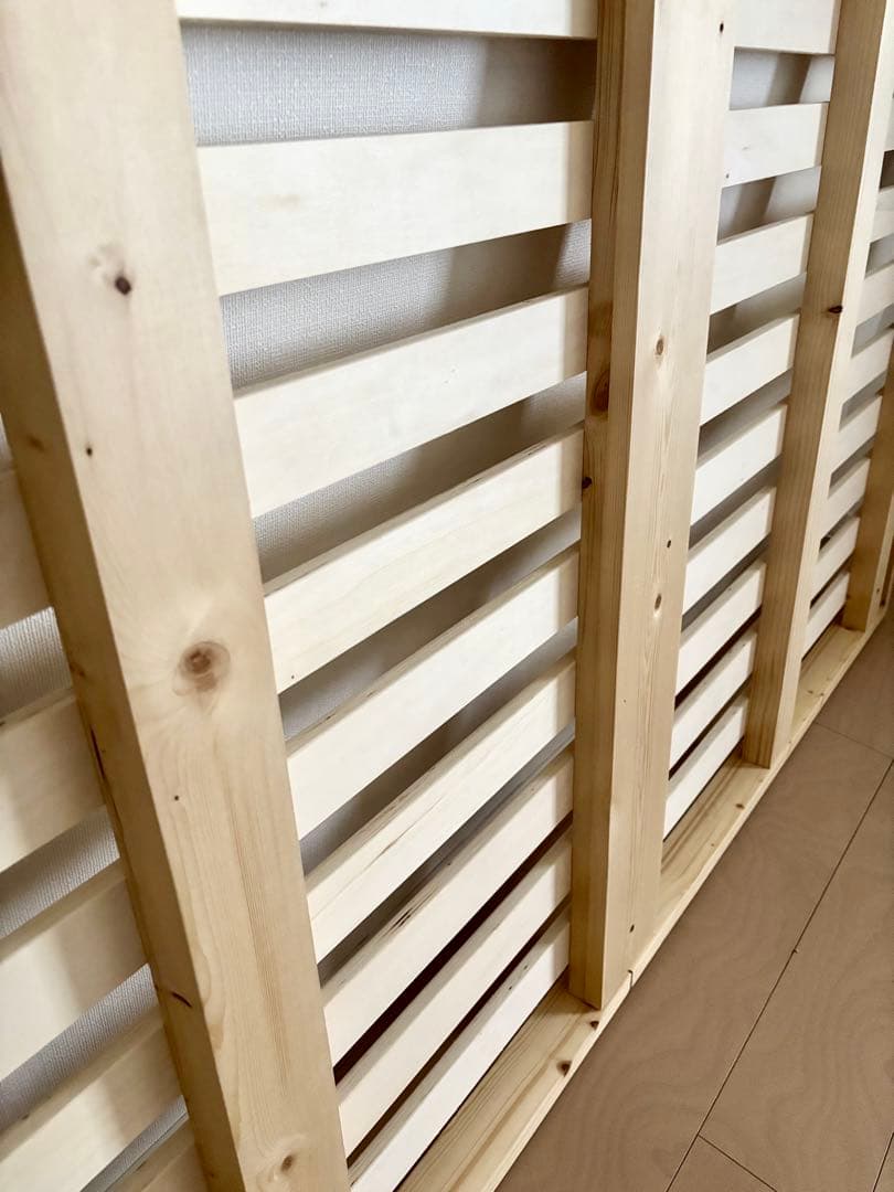 BANON シングルベッドフレーム 木製 700kg