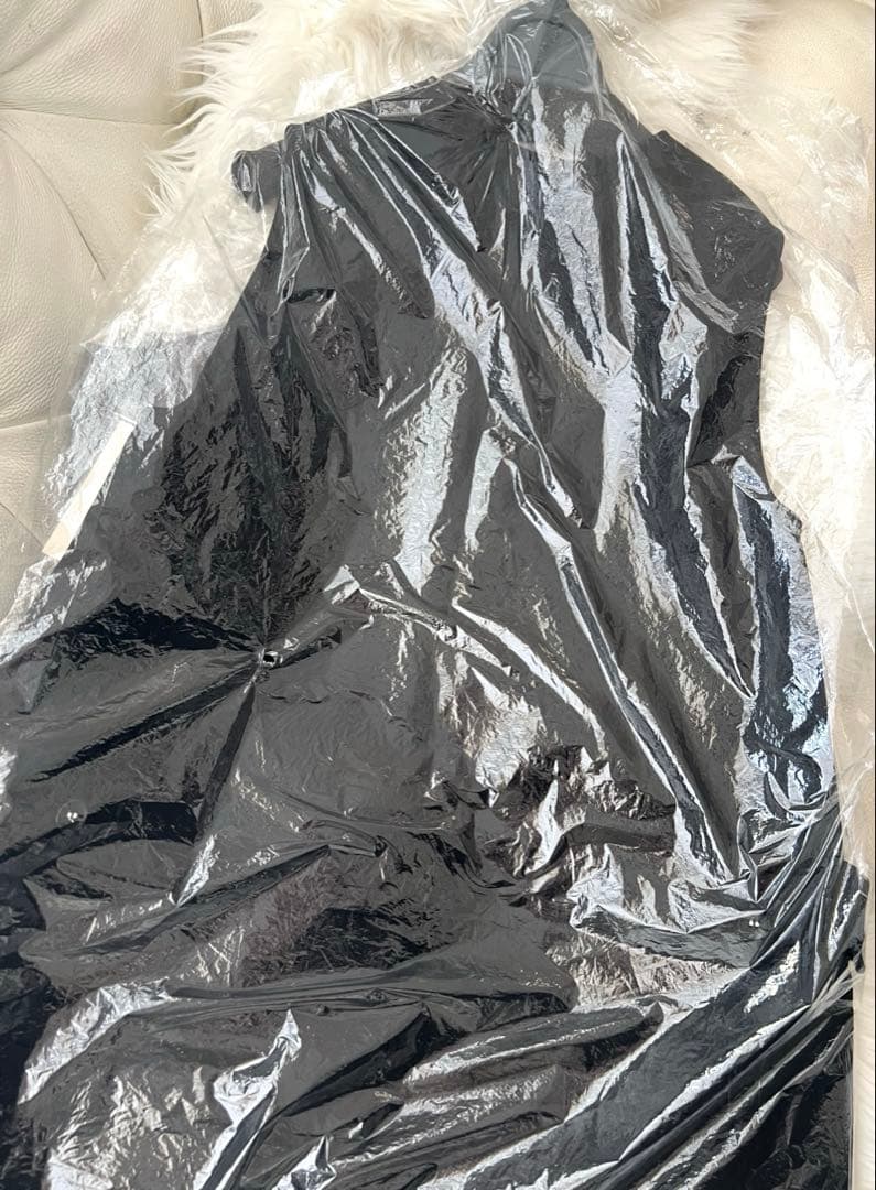 LOHEN ローヘン　ダブルクロスコクーンオールインワン　黒