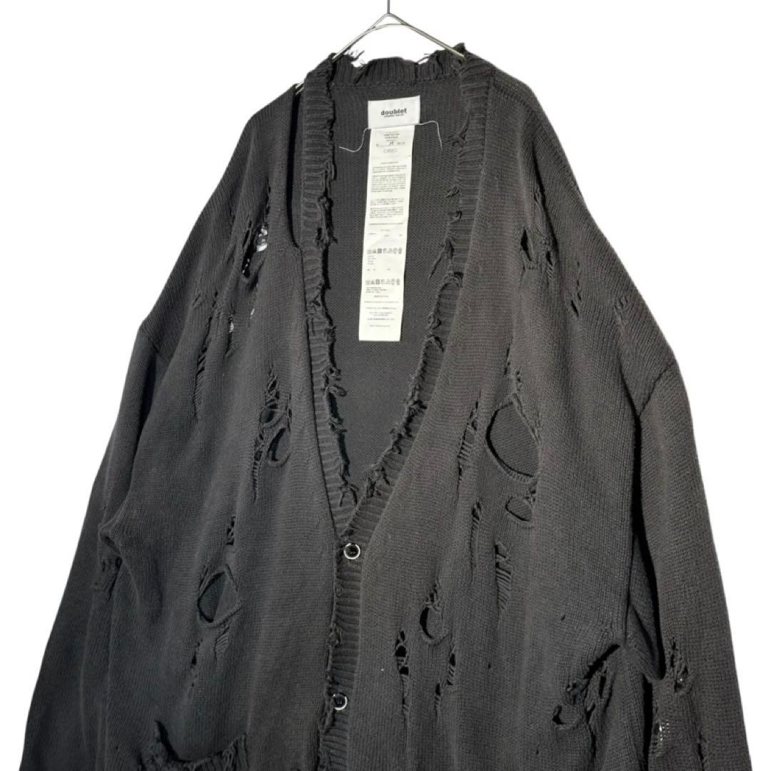 よ*の様 【匿名配送】doublet 23SS DESTROYED CARDIG