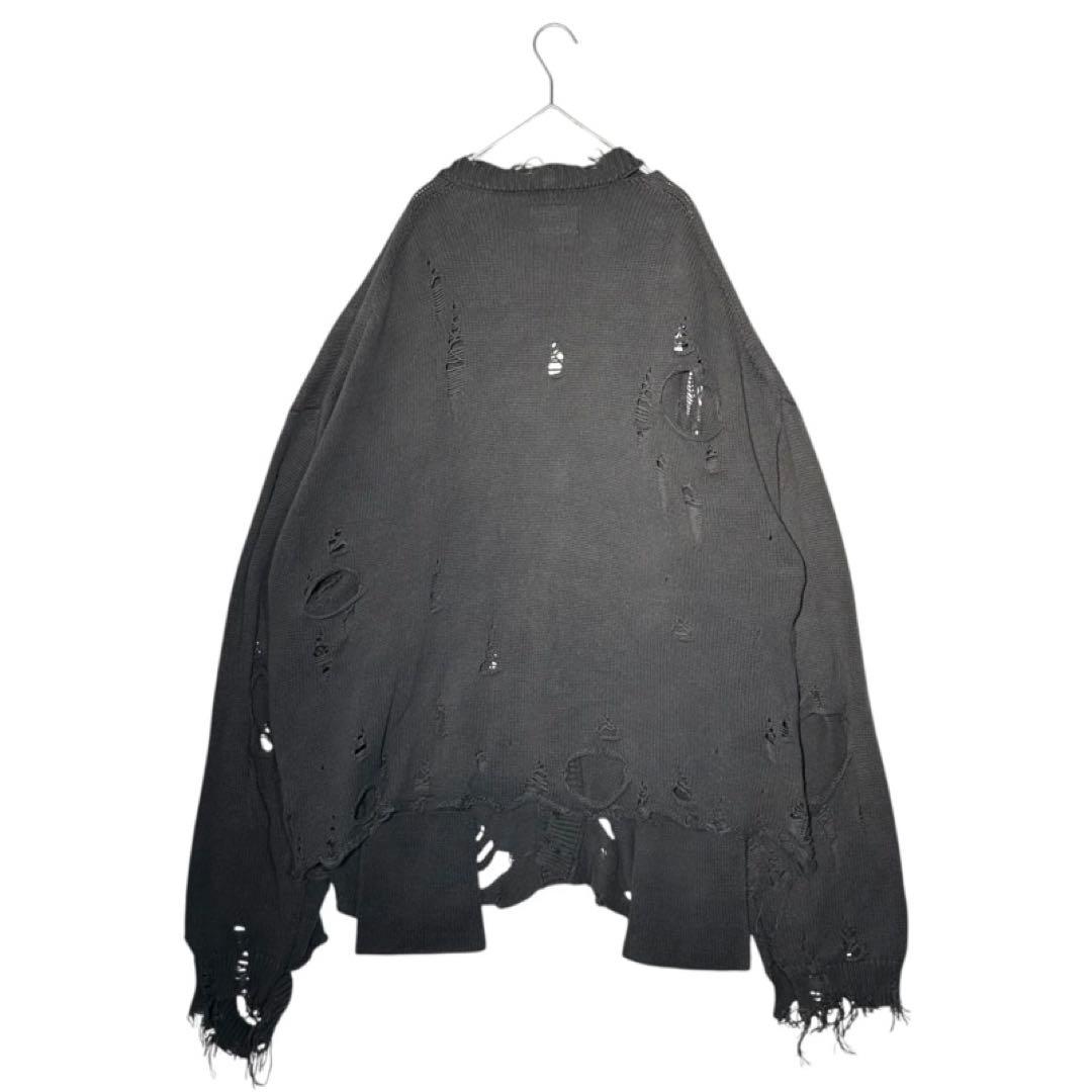 よ*の様 【匿名配送】doublet 23SS DESTROYED CARDIG