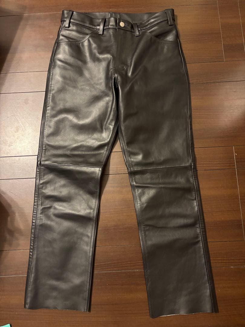 ジャーナルスタンダード カウレザー 5ポケットパンツ