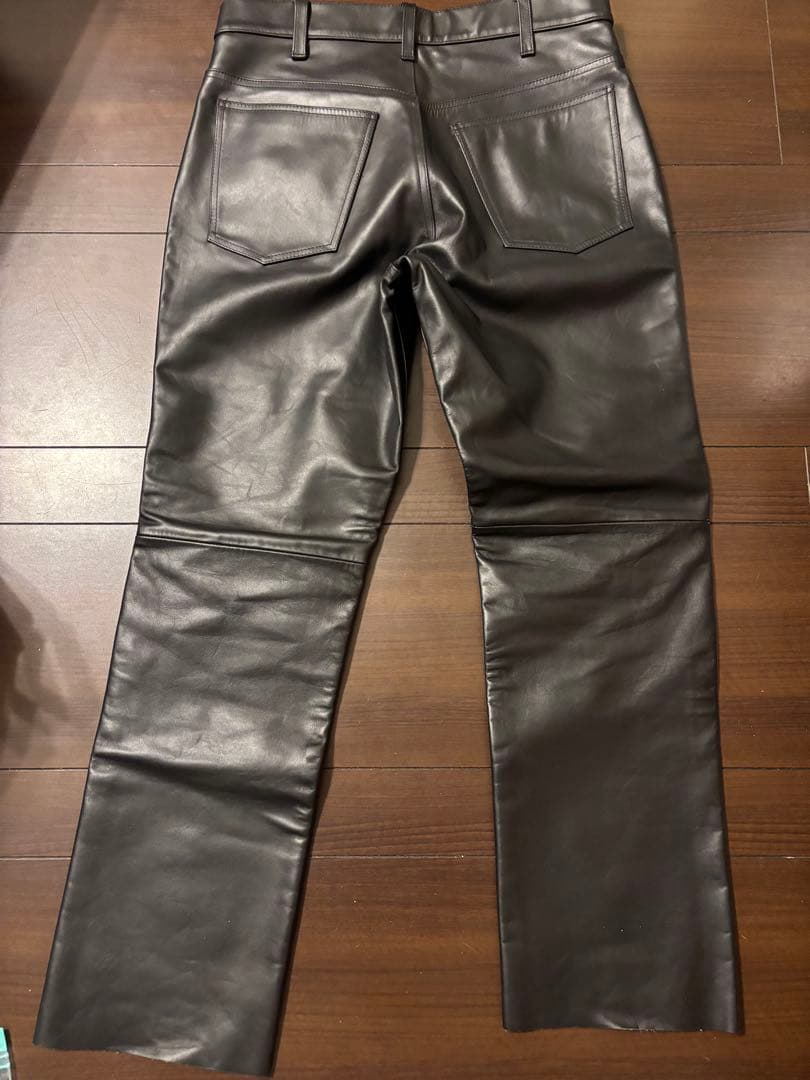 ジャーナルスタンダード カウレザー 5ポケットパンツ