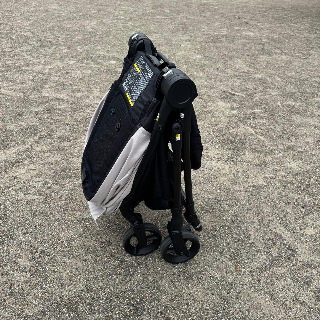【美品】Aprica ルーチェフリー AB型 ベビーカー 折りたたみ ベージュ