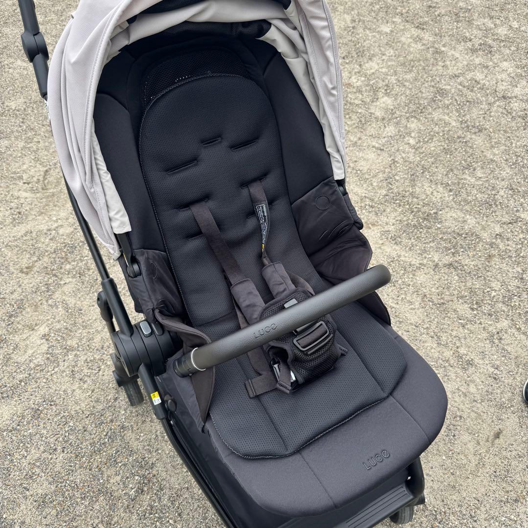 【美品】Aprica ルーチェフリー AB型 ベビーカー 折りたたみ ベージュ