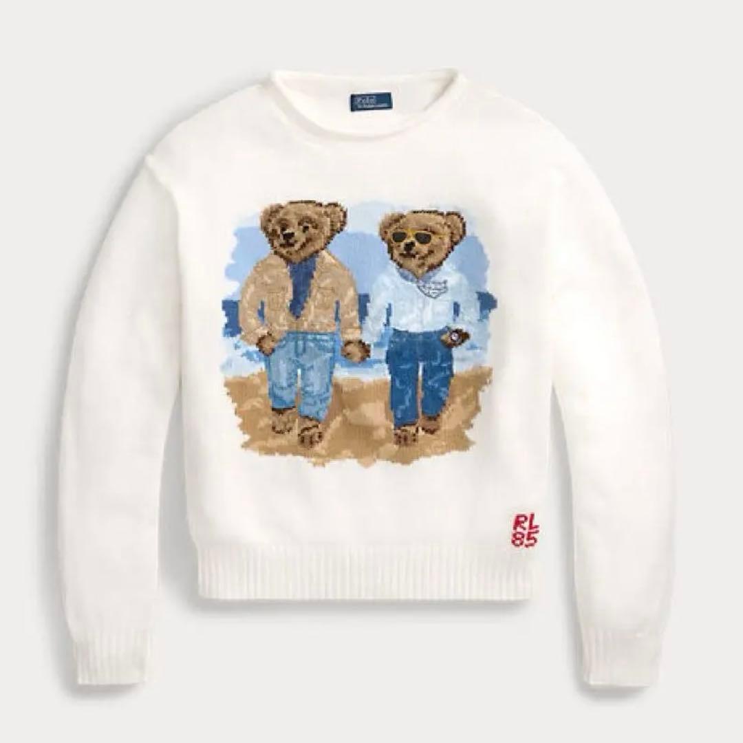 【激レア】ラルフローレン ♡ポロベアコットンニット　カップルベア