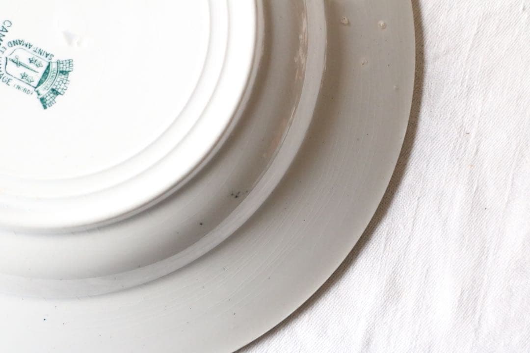 Campanule saint Amand プレート　深皿　グリーン　サンタマン