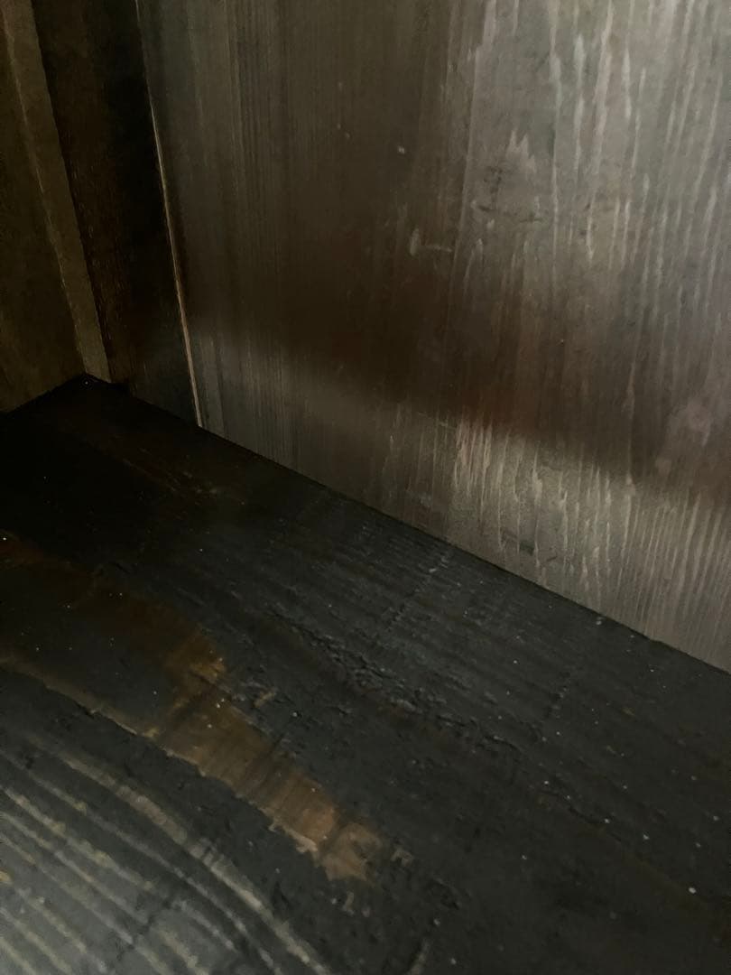 レトロ　ヴィンテージ　古家具　古道具　収納棚　食器棚　シェルフ　ガラス棚