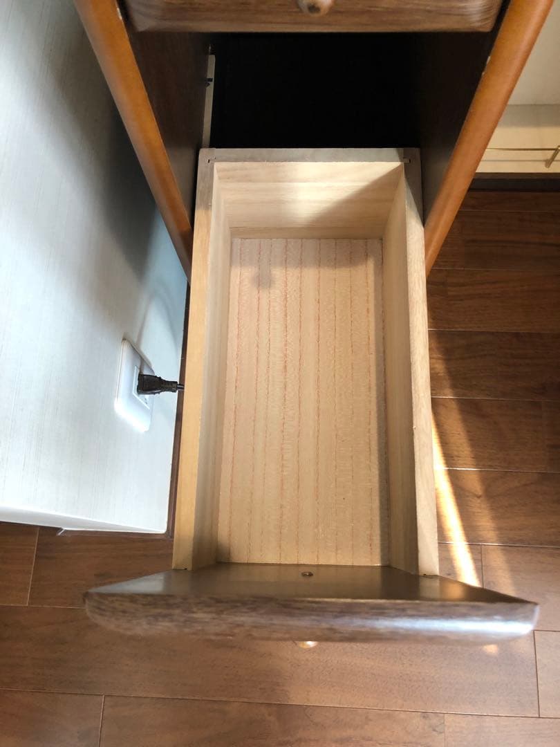 木製ドレッサー・鏡台 引き出し付き　椅子とセット販売