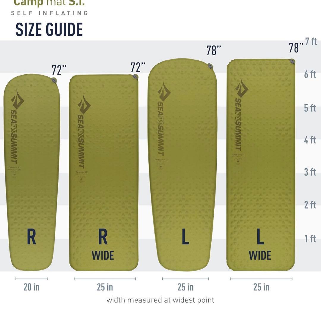 新品SEA TO SUMMITキャンプマットS.I.レクタンギュラーRW
