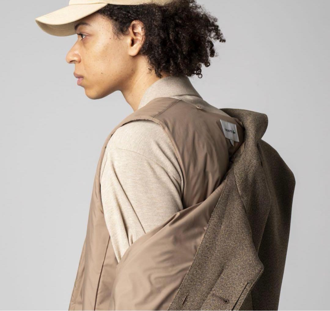 LACOSTE TECH TWEED 3wayコート ステンカラーコート