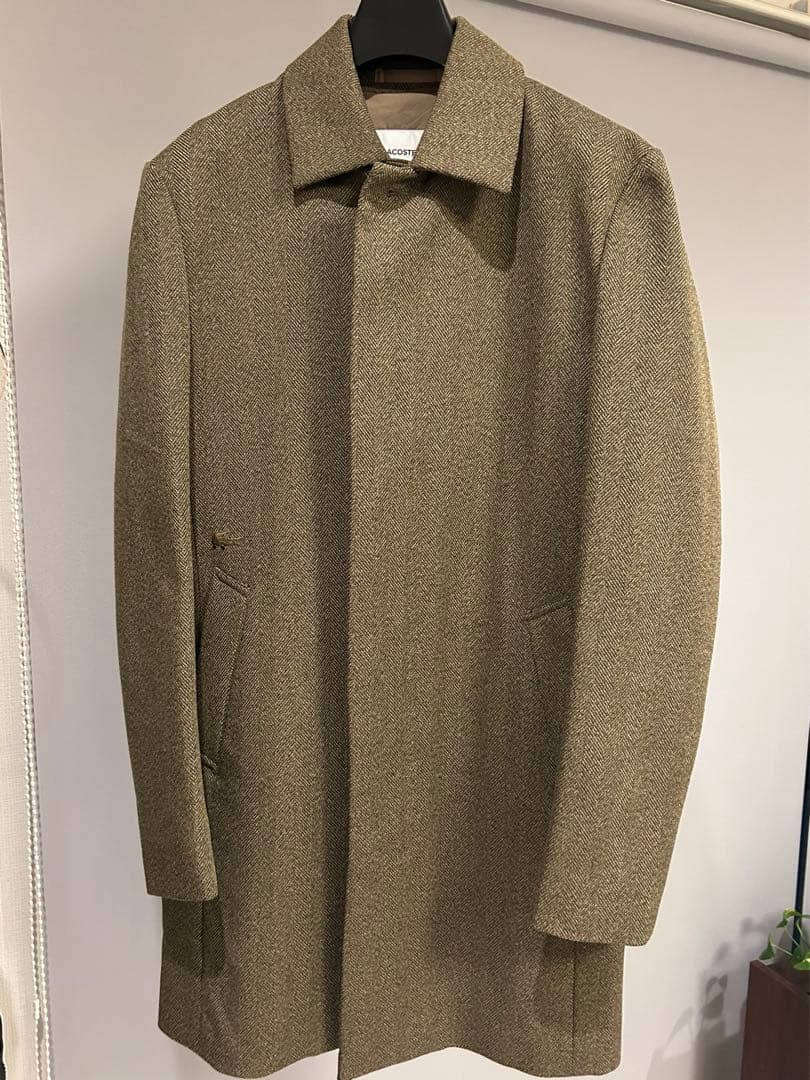 LACOSTE TECH TWEED 3wayコート ステンカラーコート