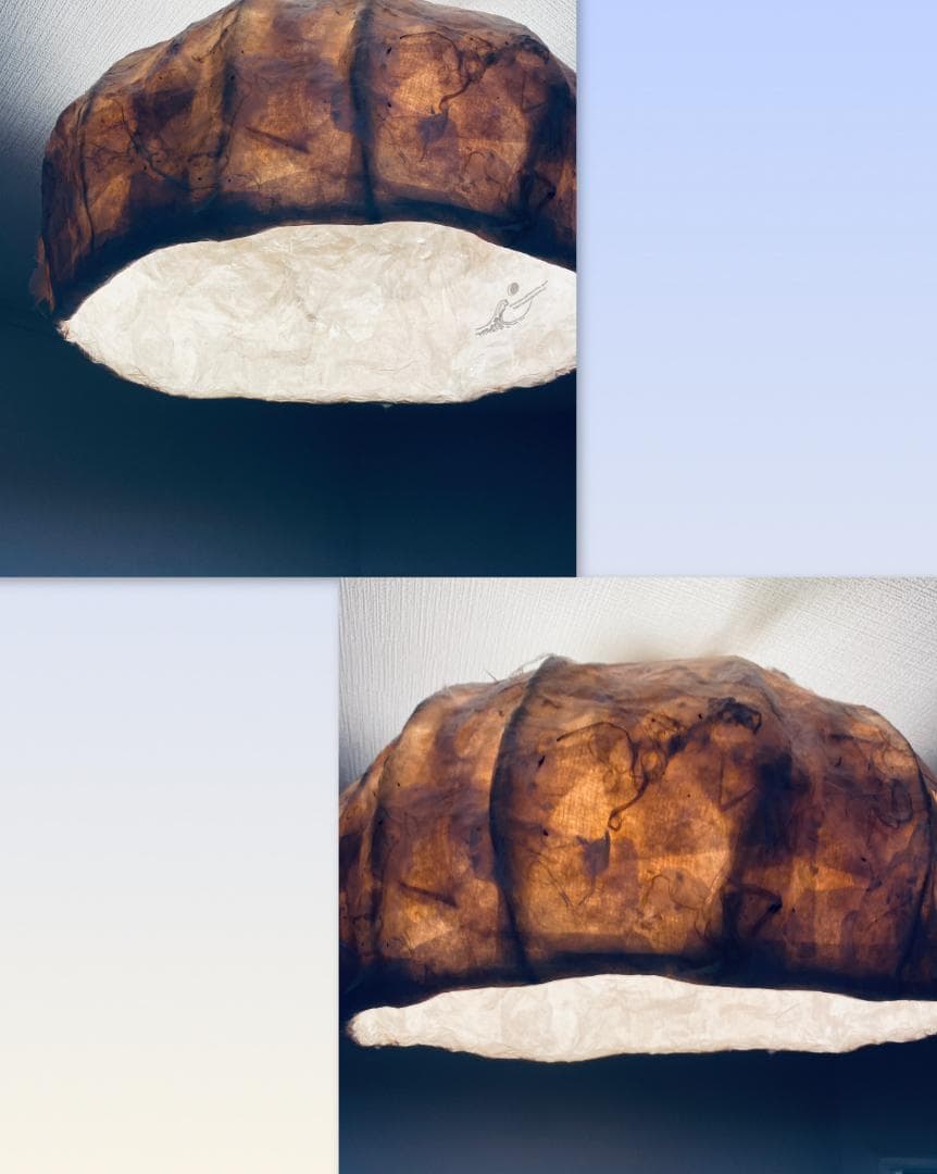 作家物 和紙 大型ランプシェード｜一点物 照明