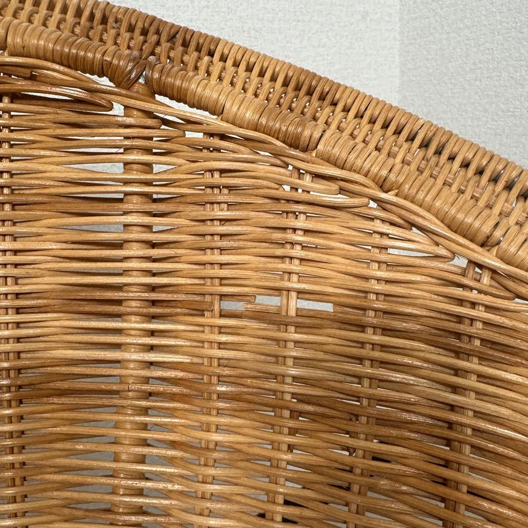 ジャパンビンテージ モダン ラタン イージーチェア ラウンジチェア is2※