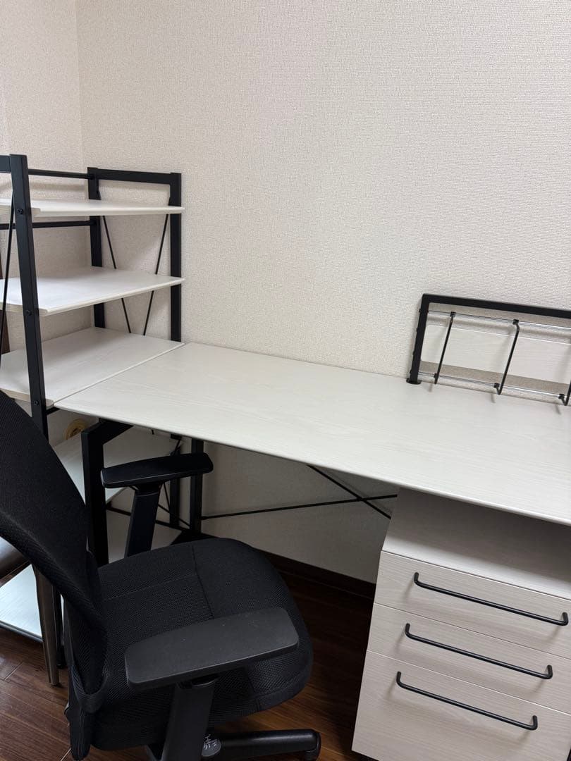 【ニトリ】デスクワゴンシェルフ3点セット　 ※完成品で引き取りに来てくださる方