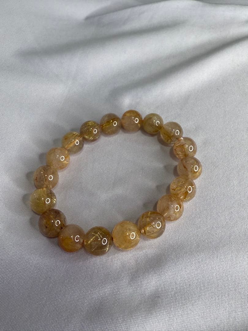 天然石（ルチル）ブレスレット11個セット