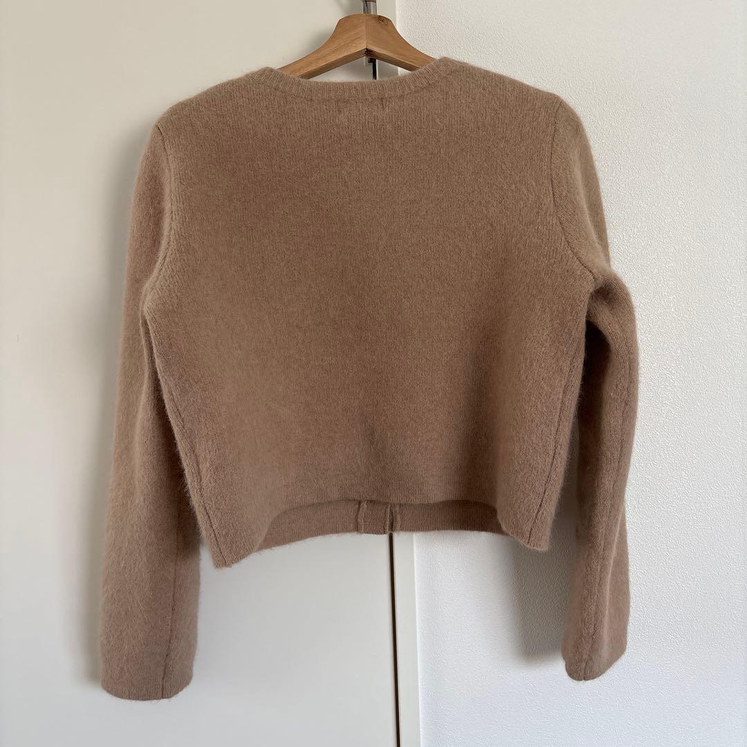 FRAY I.D フォックスウールニットジャケット BEG 美品