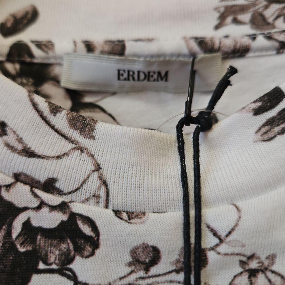 新品未使用　ERDEM フラワープリント 半袖トップス　パフスリーブ