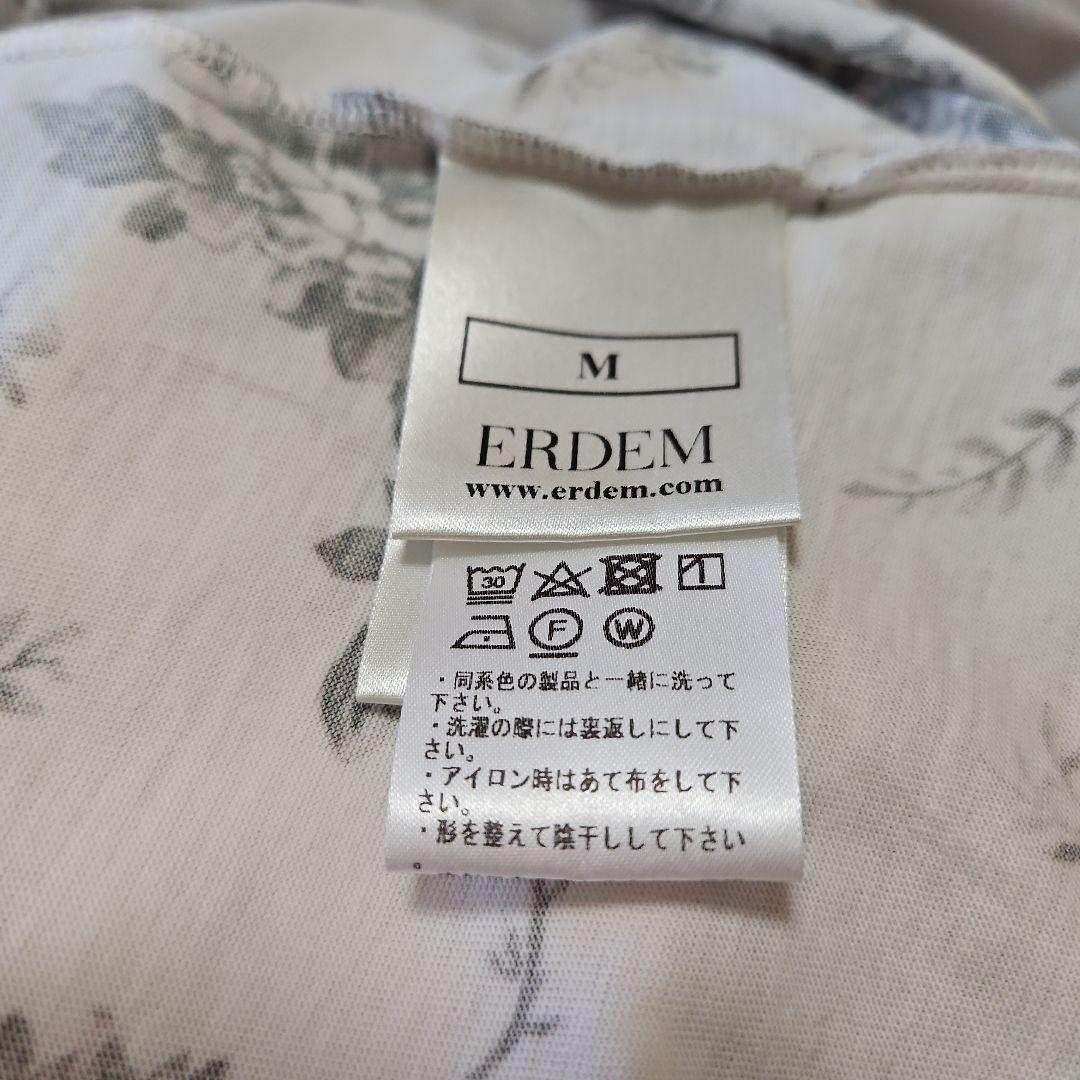 新品未使用　ERDEM フラワープリント 半袖トップス　パフスリーブ