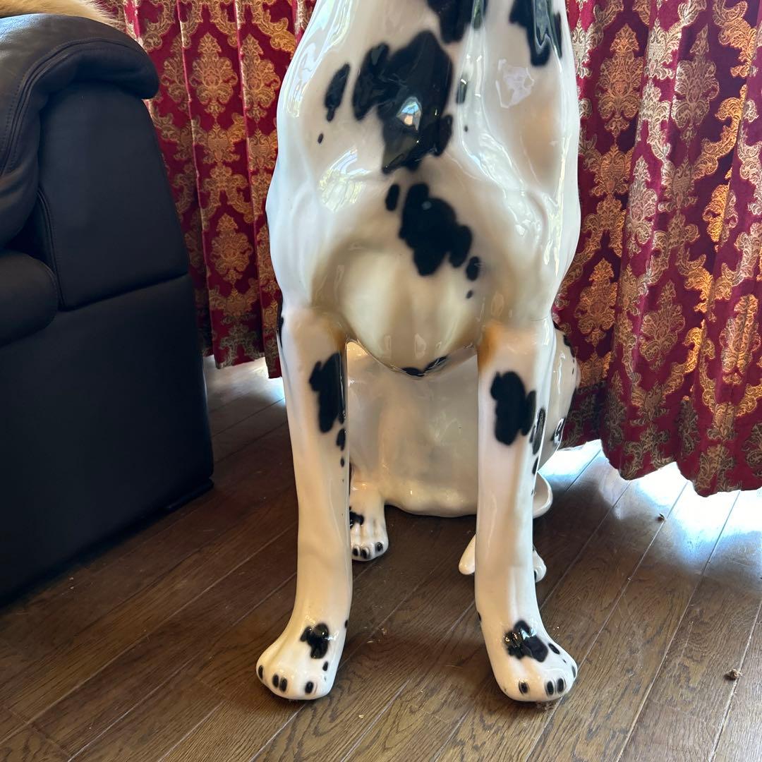 △ 犬　置物　陶器　インテリア　オブジェ　豪華