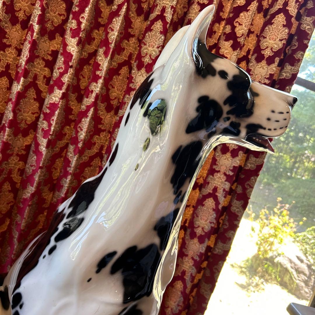 △ 犬　置物　陶器　インテリア　オブジェ　豪華